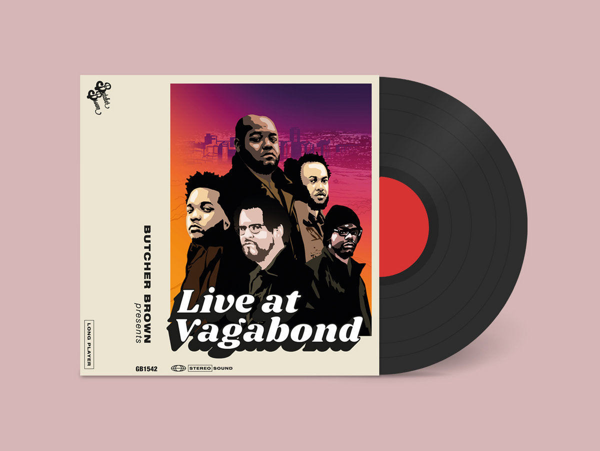 ブッチャー・ブラウン - 「ライヴ・アット・バガボンド」LPレコード